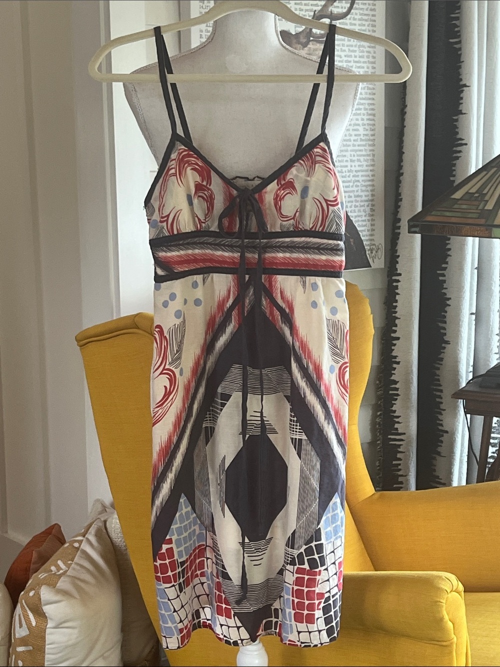 Kimchi Blue Multicolor Boho Print Sun Dress